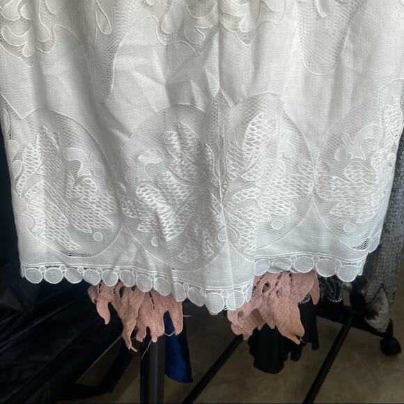 0238 ELIZA J White Sheath Lace Dress - Picture 5 of 10